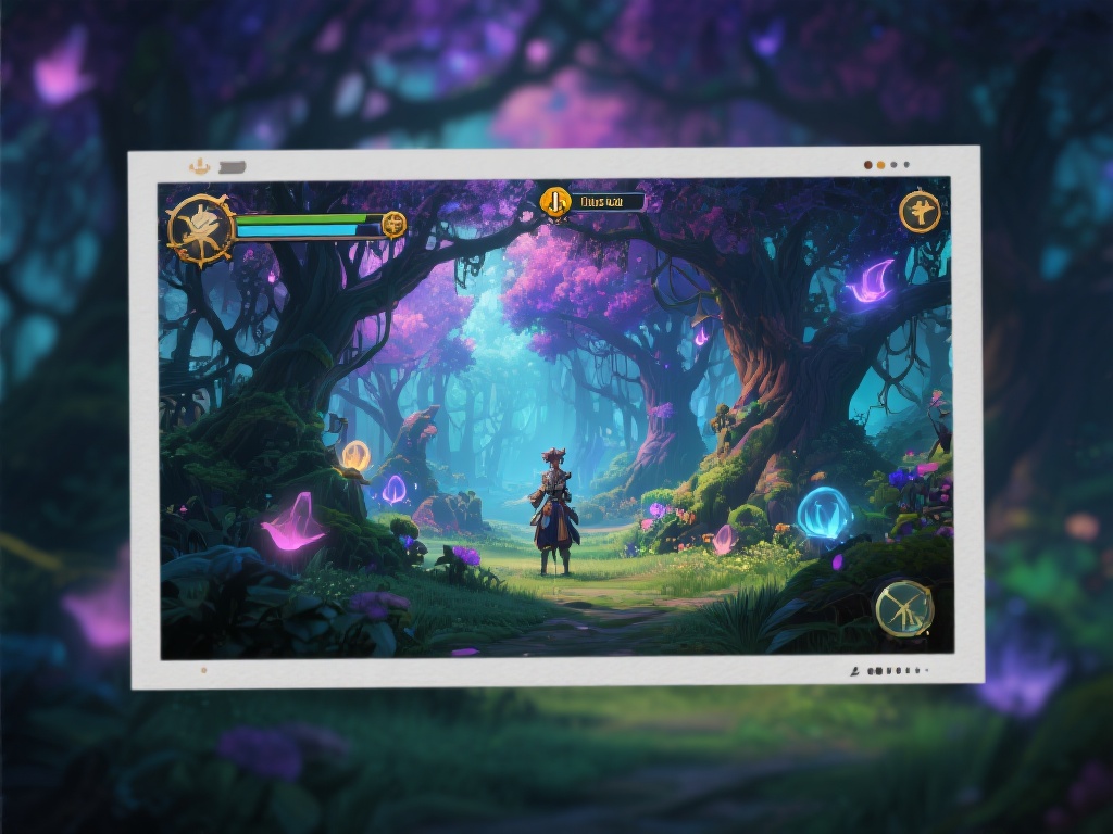 游戏的魅力在于它能带你进入一个全新的世界，而截图则